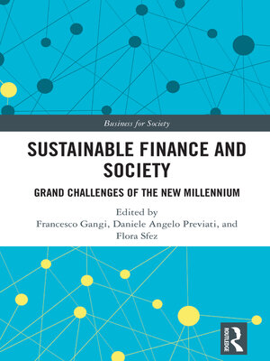 cover image of Sustainable Finance and Society